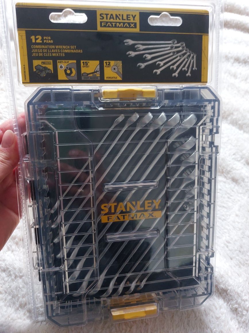 Klucze płasko-oczkowe.  Stanley.  Fatmax.