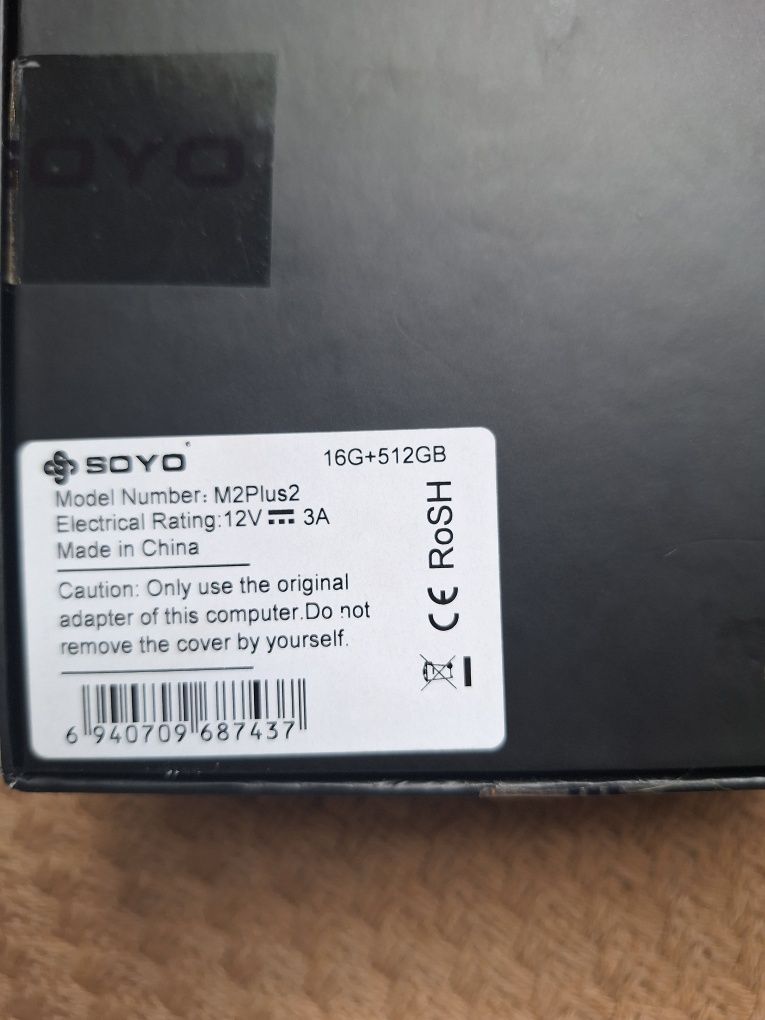 Міні ПК SOYO M2 PLUS Mini PC Intel N100 16GB DDR4 512GB M2 SSD Windows