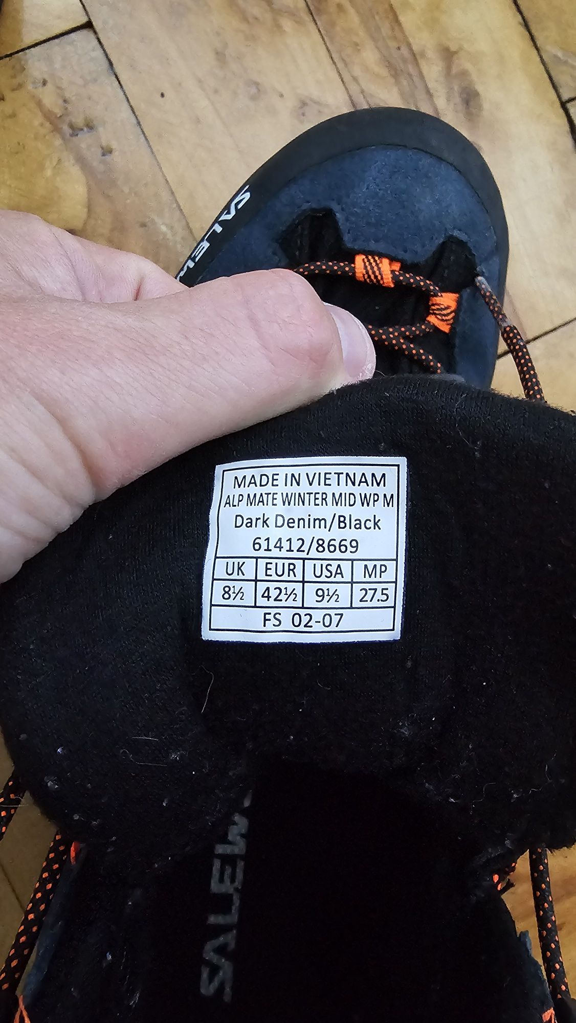 Salewa Alp Mate Winter WP Mid Wodoodporne dark denim/black 42 1/2