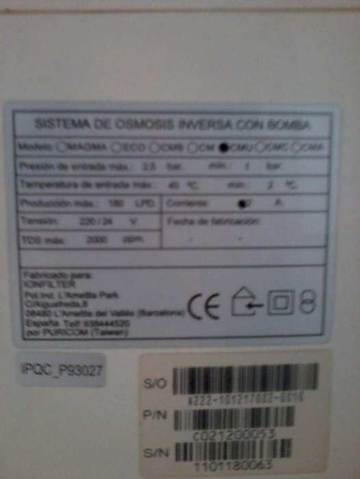 purificador de água