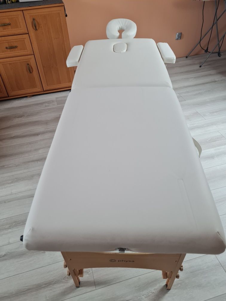 Składane łóżko PHYSA do masażu lub rzęs do 227kg + torba
