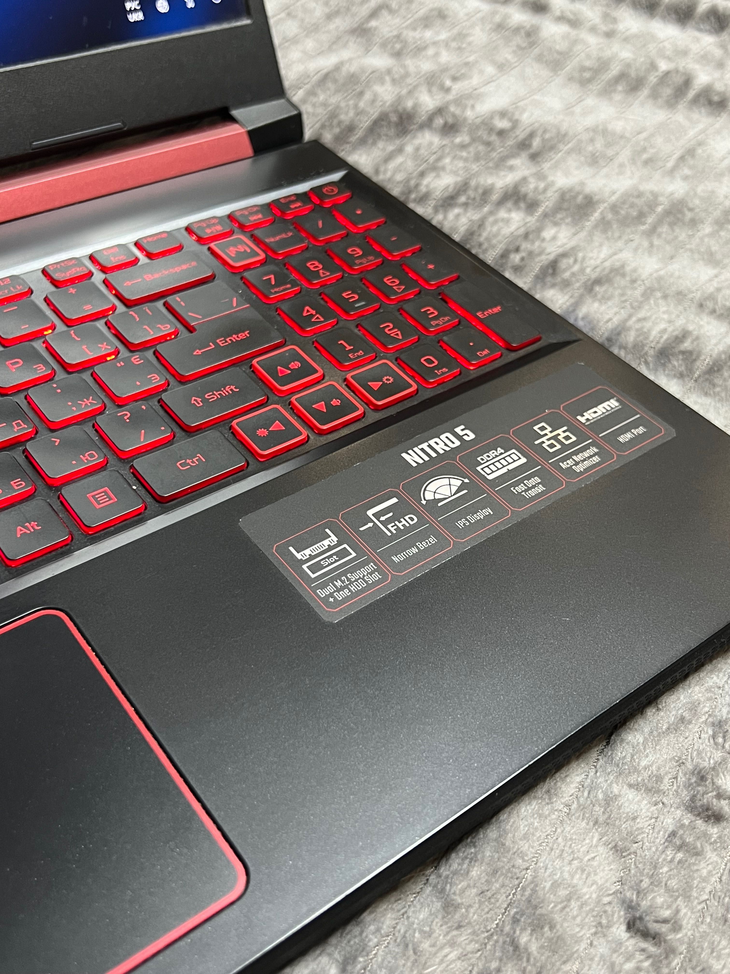 Acer Nitro AN515-54 (Core i5-9300H/16Gb/RTX 2060/SSD 1Tb/IPS 144Hz)