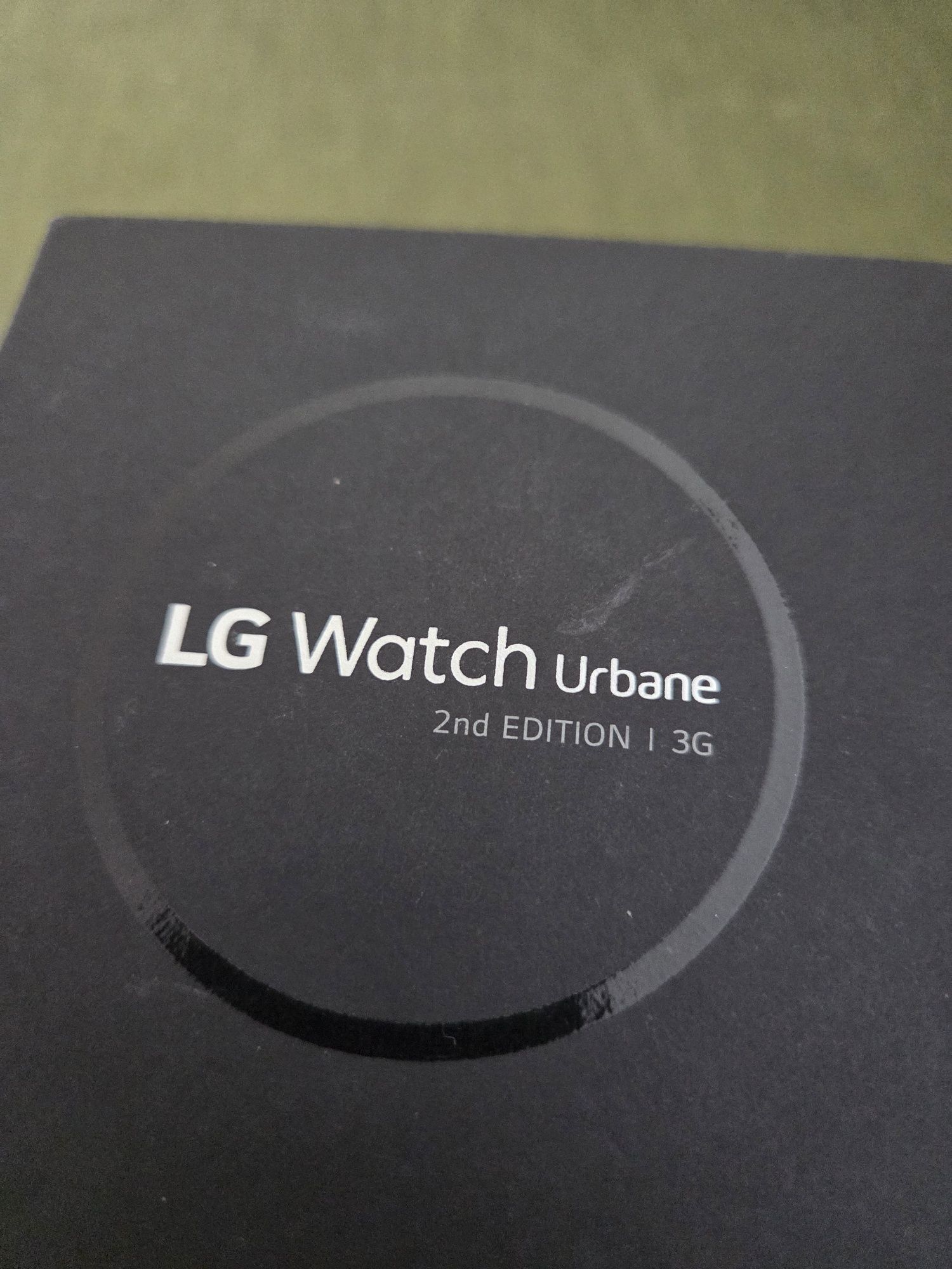Smartwatch zegarek elektroniczny LG Urbane srebrno-czarny męski