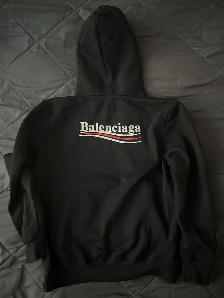 Bluza Balenciaga czarna black unisex