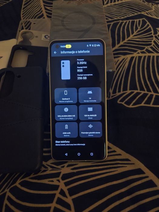 Zenfone 9 8gb ram 256gb pamięci biały