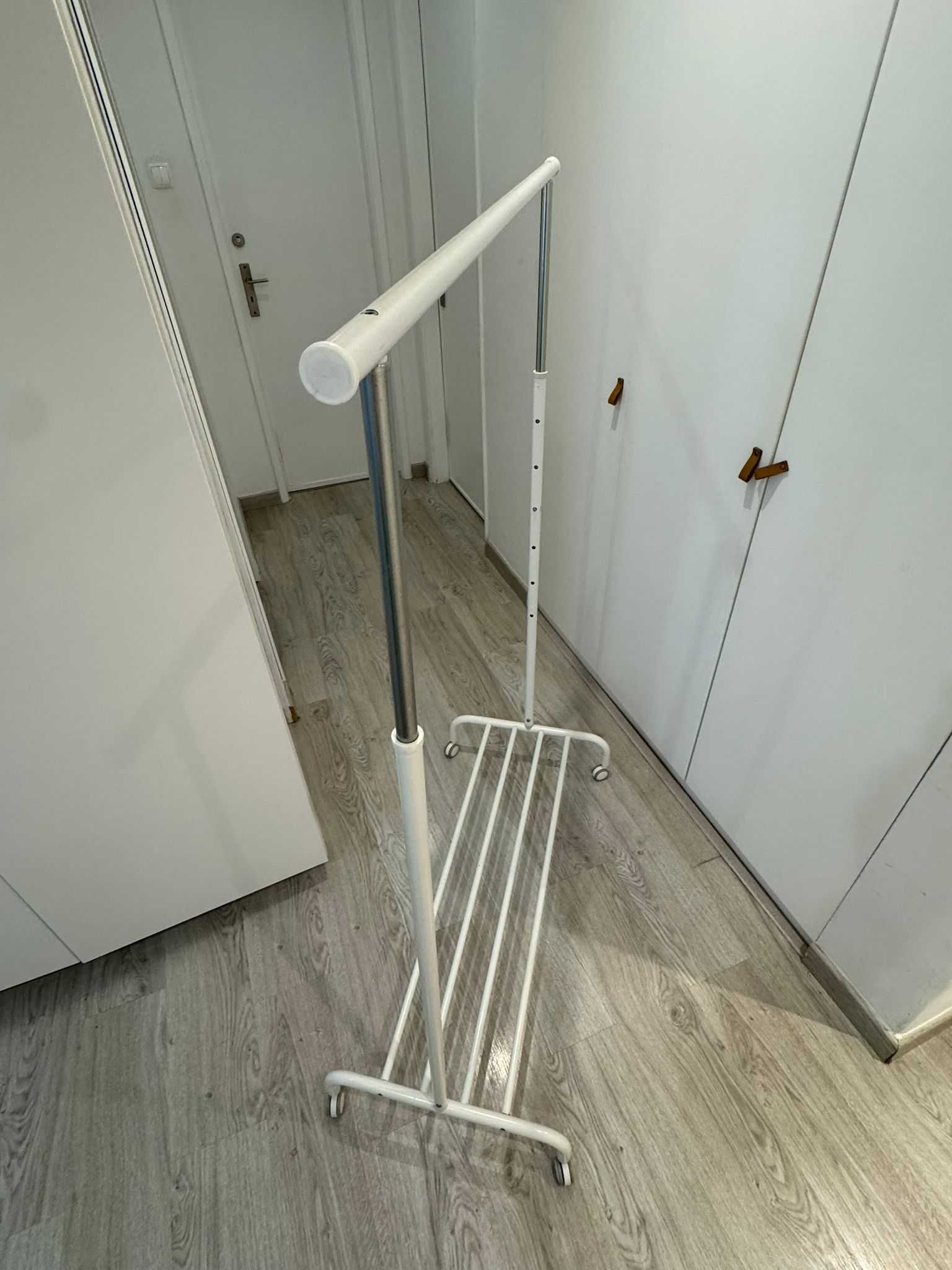 RIGGA - Suporte p/cabides, branco