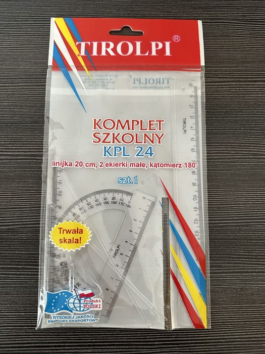 Zestaw geometryczny komplet szkolny