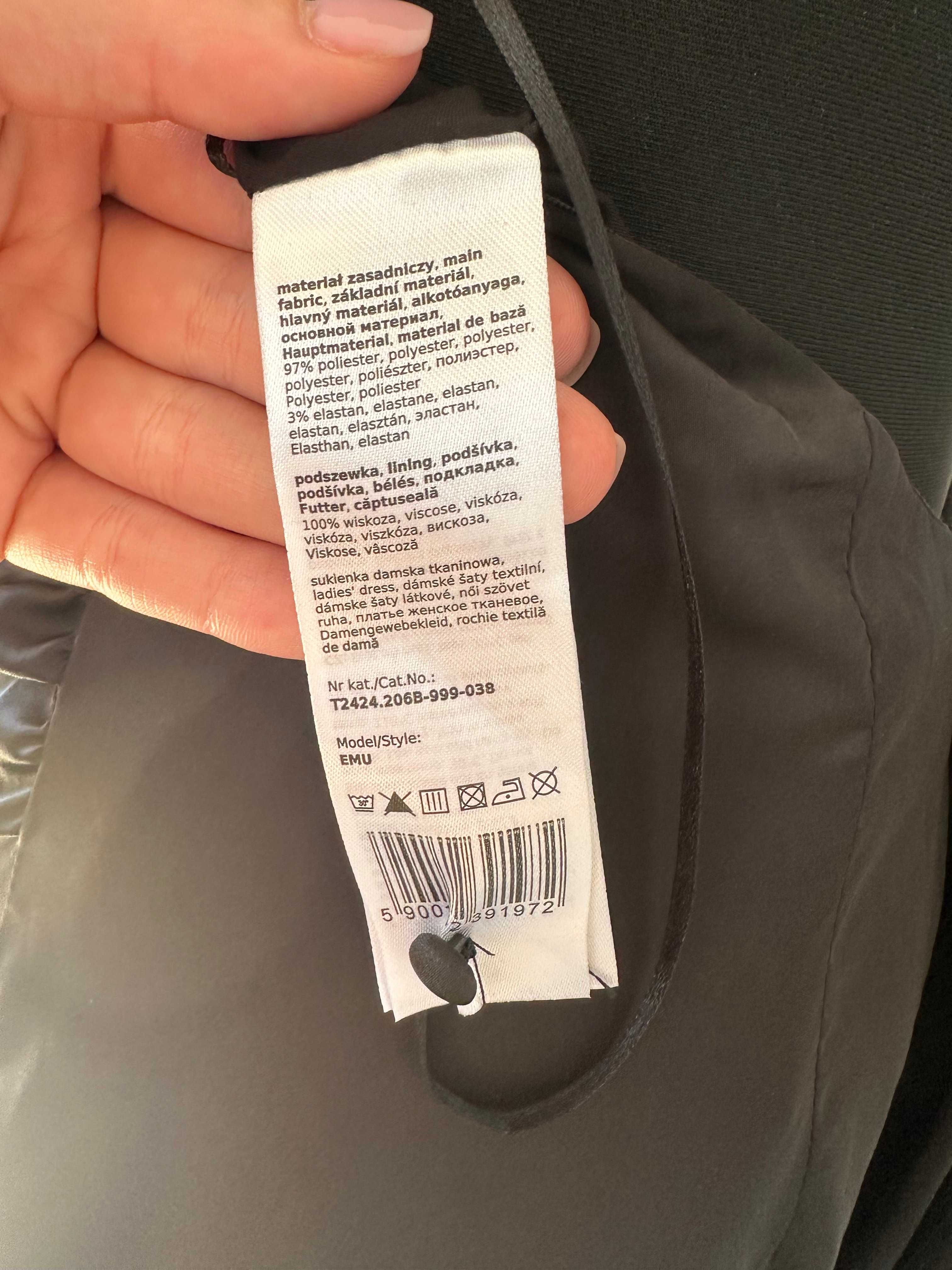 Tkaninowa damska sukienka maxi Tatuum 38