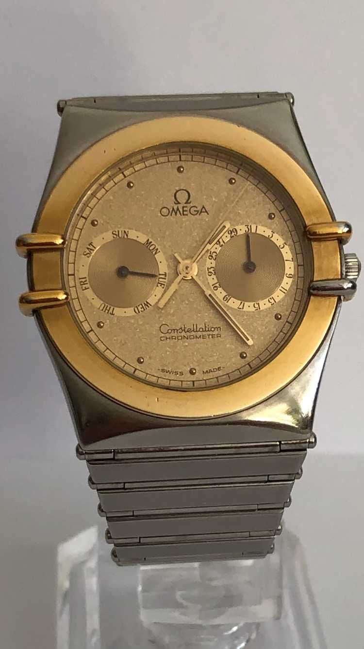 Omega Constellation Chronometer Chronograph, Day Date, 18K złoto