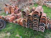 Gąsiory dachowe Różne rodzaje. Przedwojenne ceramiczne ozdobne