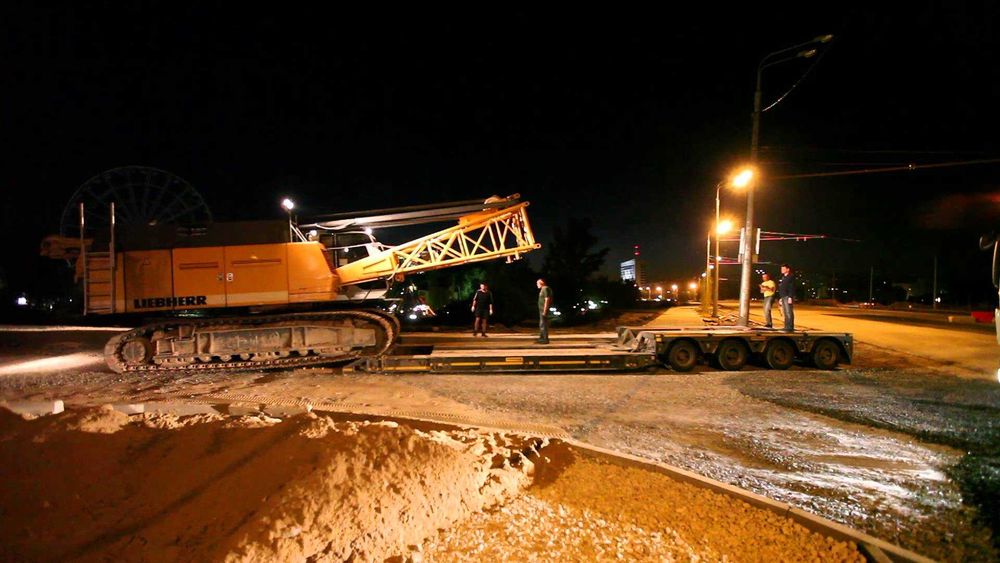 Перевозка Гусеничных кранов и другой строительной техники