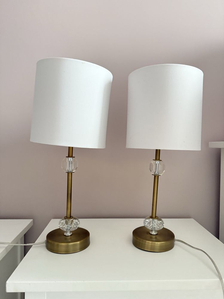 Lampa stołowa - TK Maxx- złota