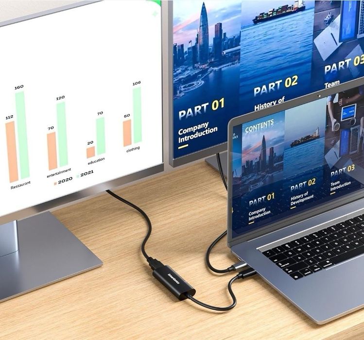 Konwerter wideo USB 3.0 na HDMI - zewnętrzna karta graficzna do kom.