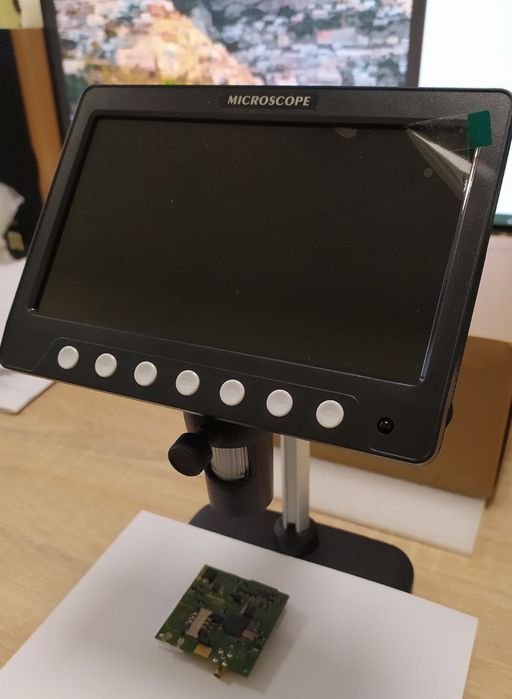 7" Цифровий мікроскоп 50-1200х IPS LCD type C для PC якість LED, SD