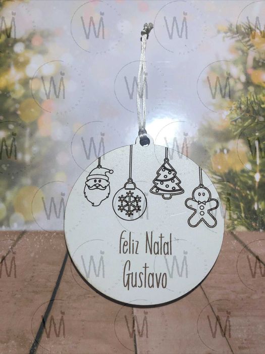 Bolas de Natal personalizadas