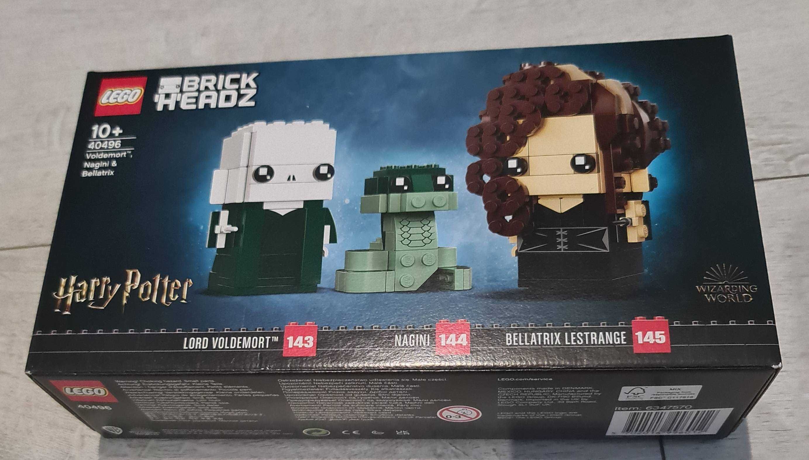 LEGO® 40496 BrickHeadz - Voldemort, Nagini i Bellatrix