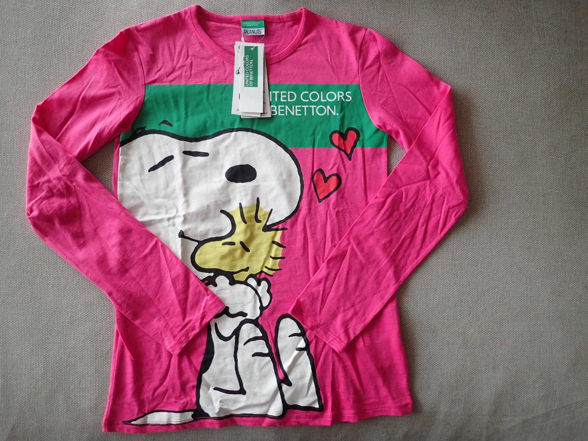 Benetton Snoopy NOWA bluzeczka 150 cm XL