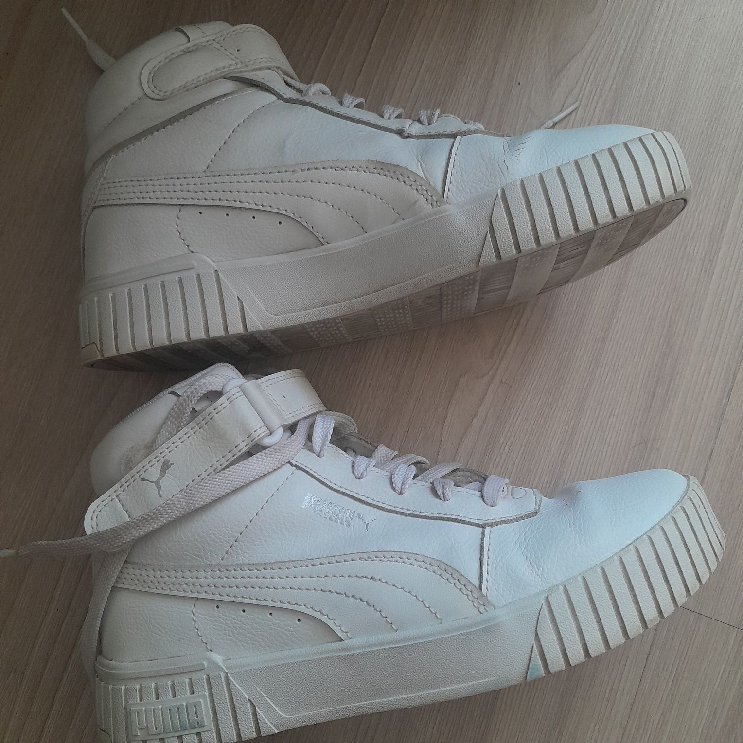 Buty puma adidasy wysokie 39 białe