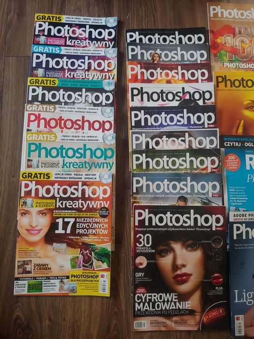Czasopismo Photoshop Kreatywny, Photoshop Pro, practical Photoshop...