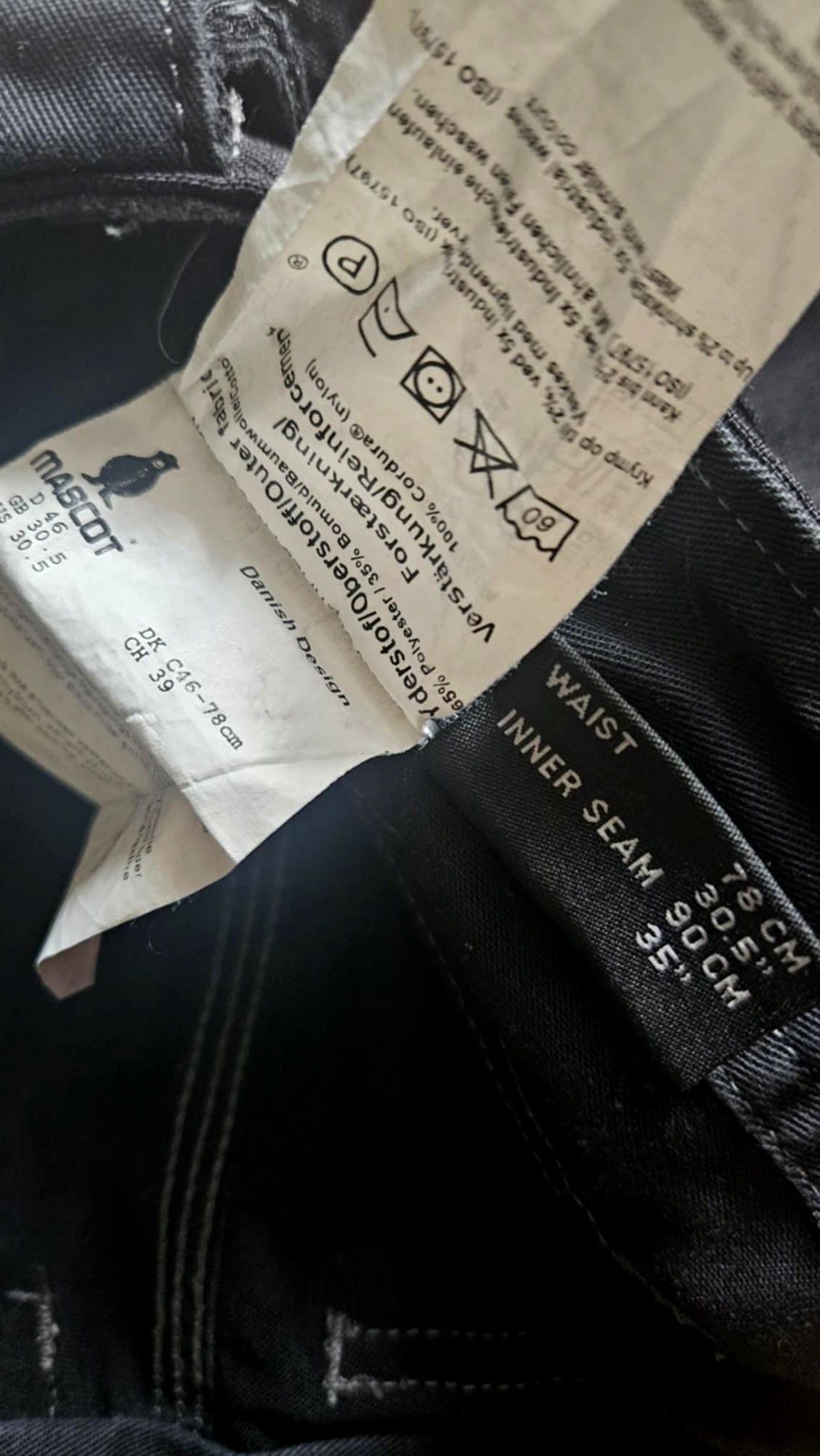 Spodnie robocze MASCOT z kieszeniami do pasa Cordura na narzędzia S XS
