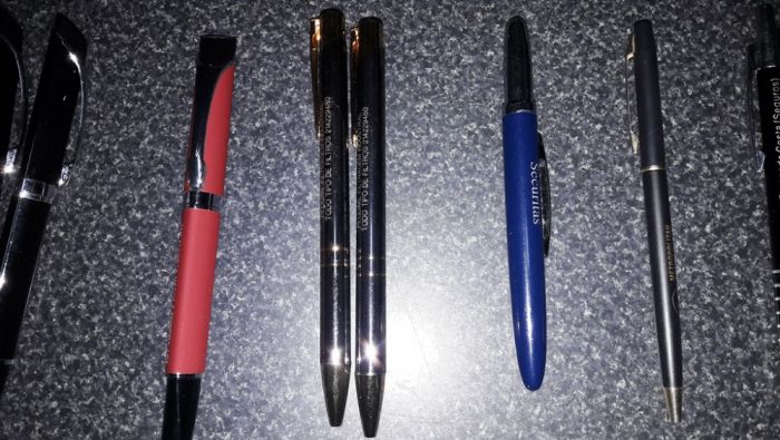 Canetas com publicidade para coleccionadores