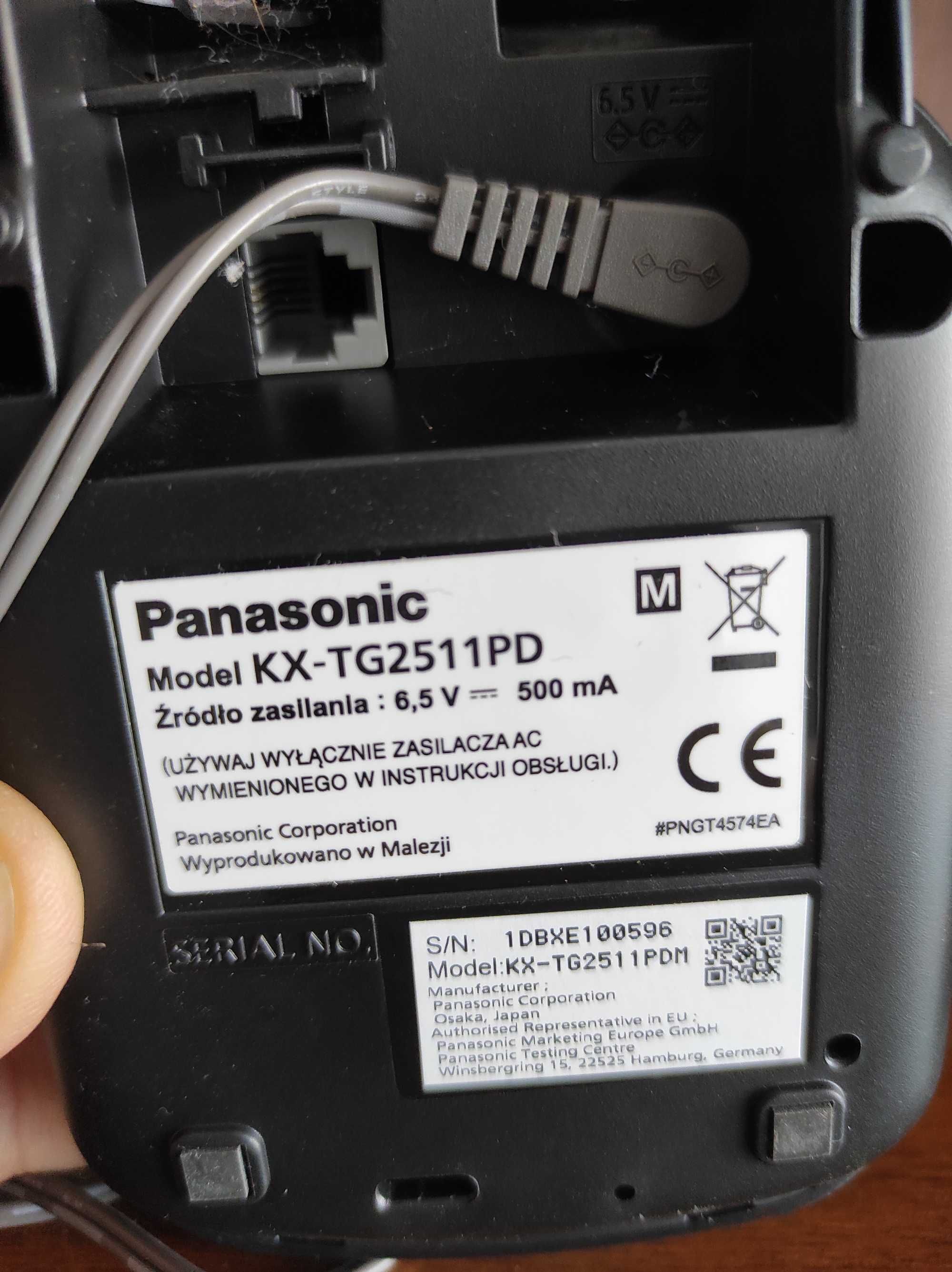 telefon stacjonarny Panasonic KX-TG2511PD