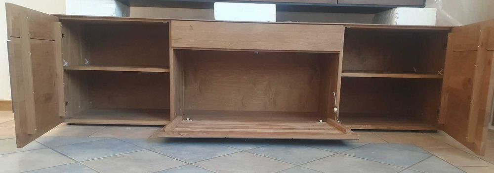 Komoda dębowa LISA,  w kolorze natura