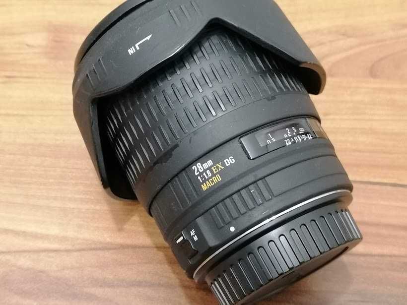 Sigma 28 mm 1.8 ex dg canon