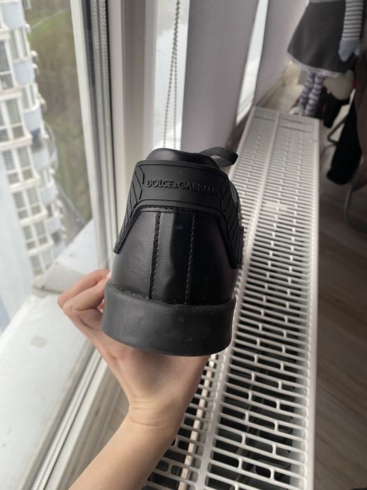 Чоловічі шкіряні кеди Dolce Gabana