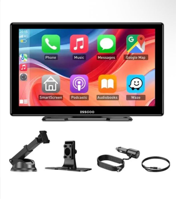 Essgoo 991CP 9 дюймів бездротовий дисплей для CarPlay Android Auto