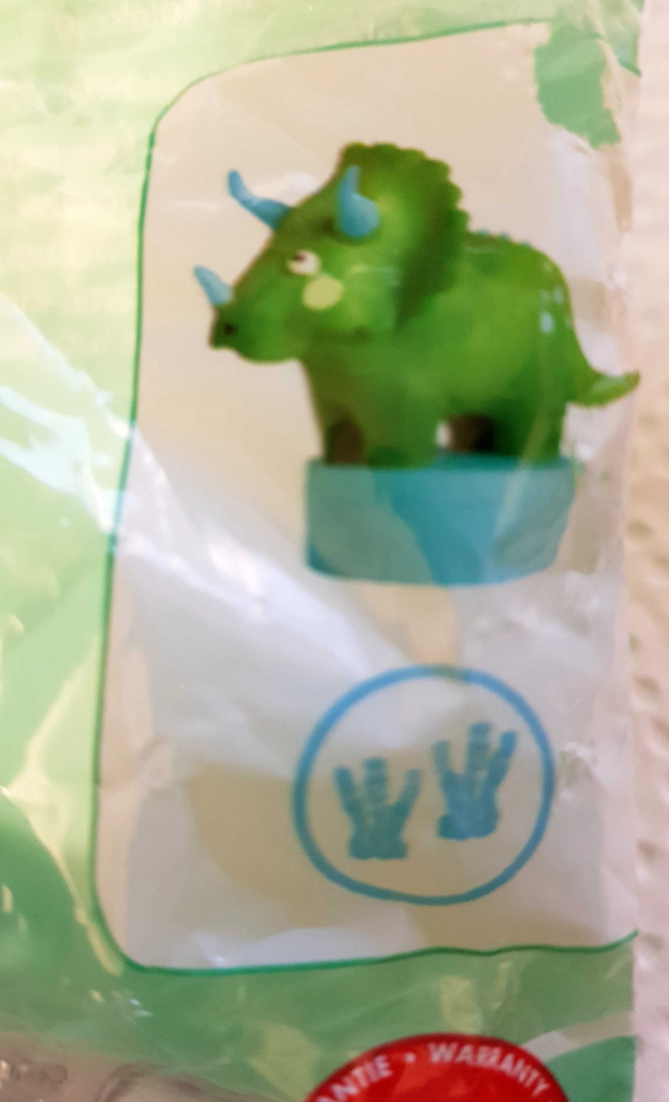 TRICERATOPS figurka z pieczątką - dinozaury LIDL