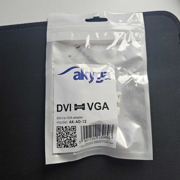 przejściówka DVI-I VGA nowa