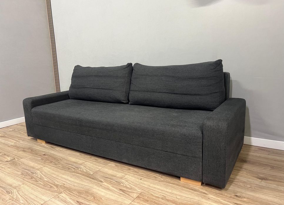 Kanapa rozkładana IKEA (GRÄLVIKEN?) grafitowa DOSTAWA!!