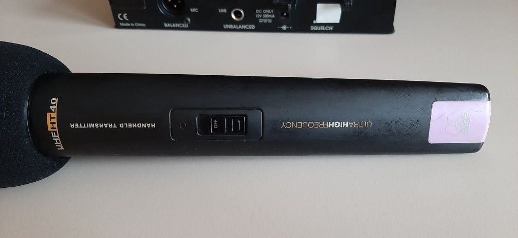 Zestaw mikrofon akg uhf sr 40