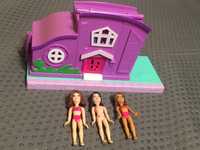 Polly Pocket domek i 3 laleczki