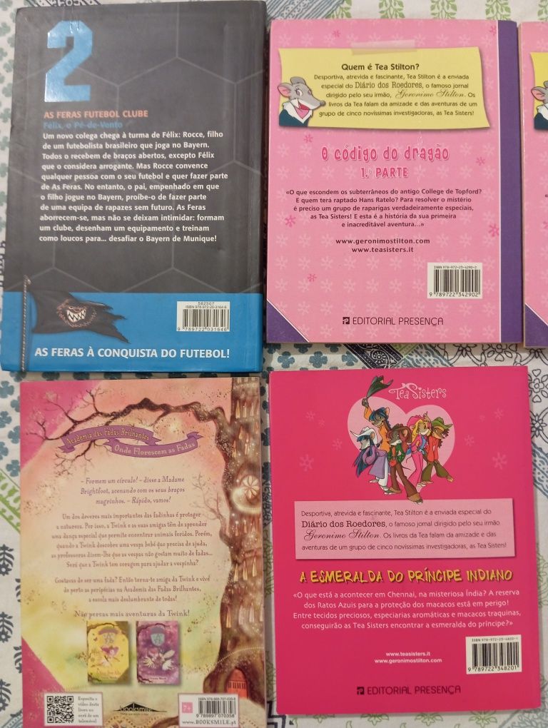 Livros juvenis- como novos