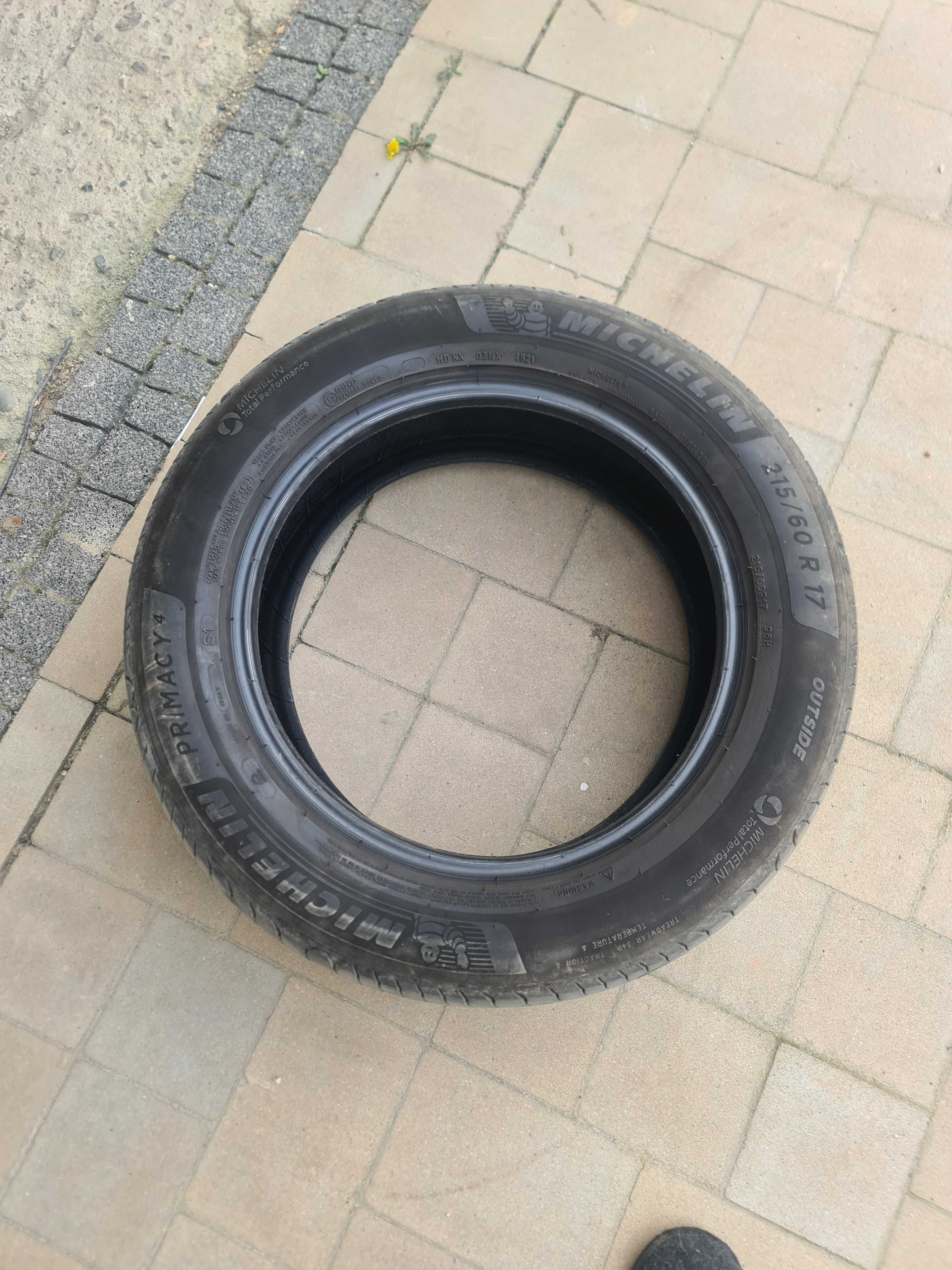 Opony Michelin Primacy 4 215/60/17