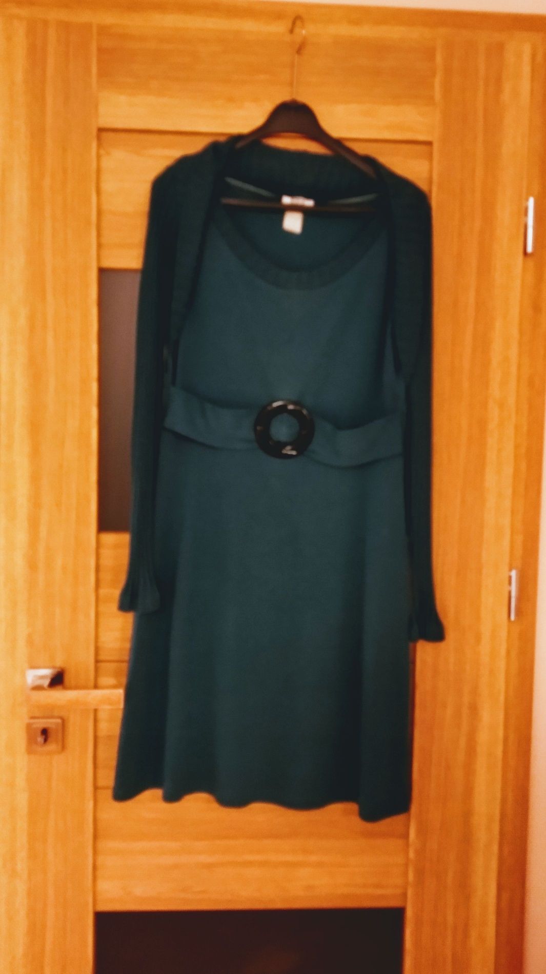 Sukienka z bolerkiem turkus rozmiar 36-38