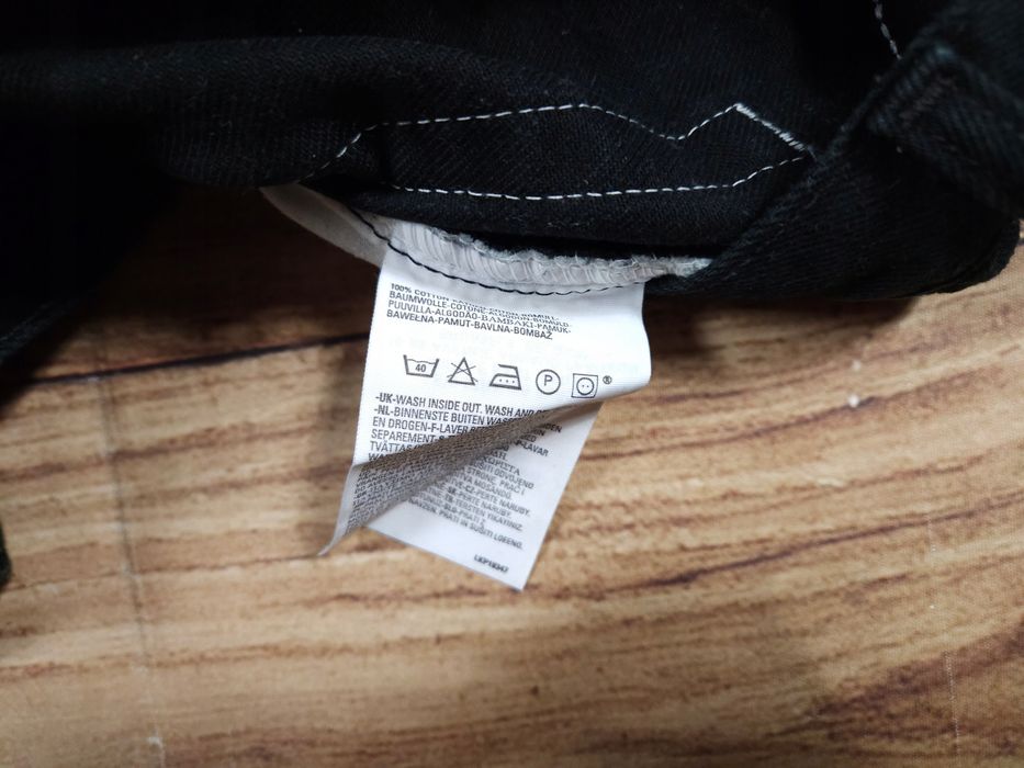 LEVI'S 581 Spodnie Jeans Czarne Męskie r. 33/32