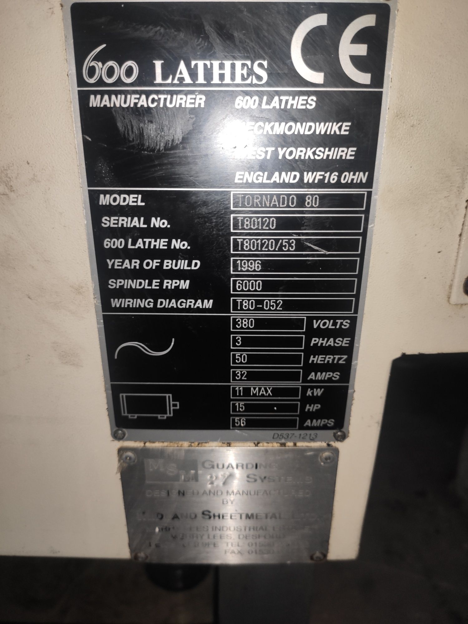 Tokarka CNC Colchester Tornado Storm 80 Fanuc