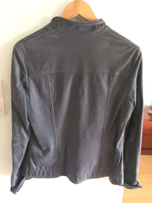 Casaco em pele Levis cinza