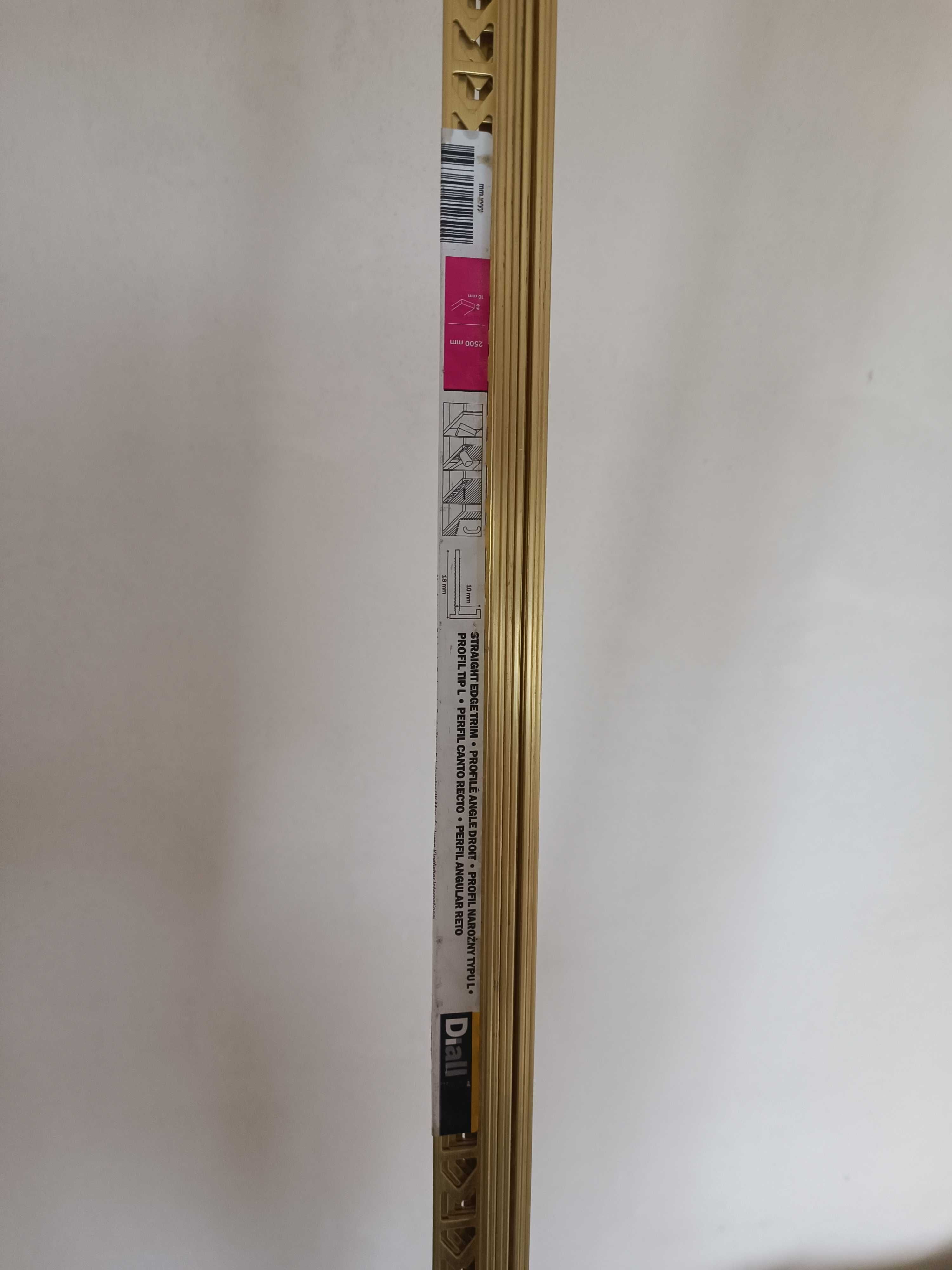 Listwa wykończeniowa złota 2500 mm/10mm