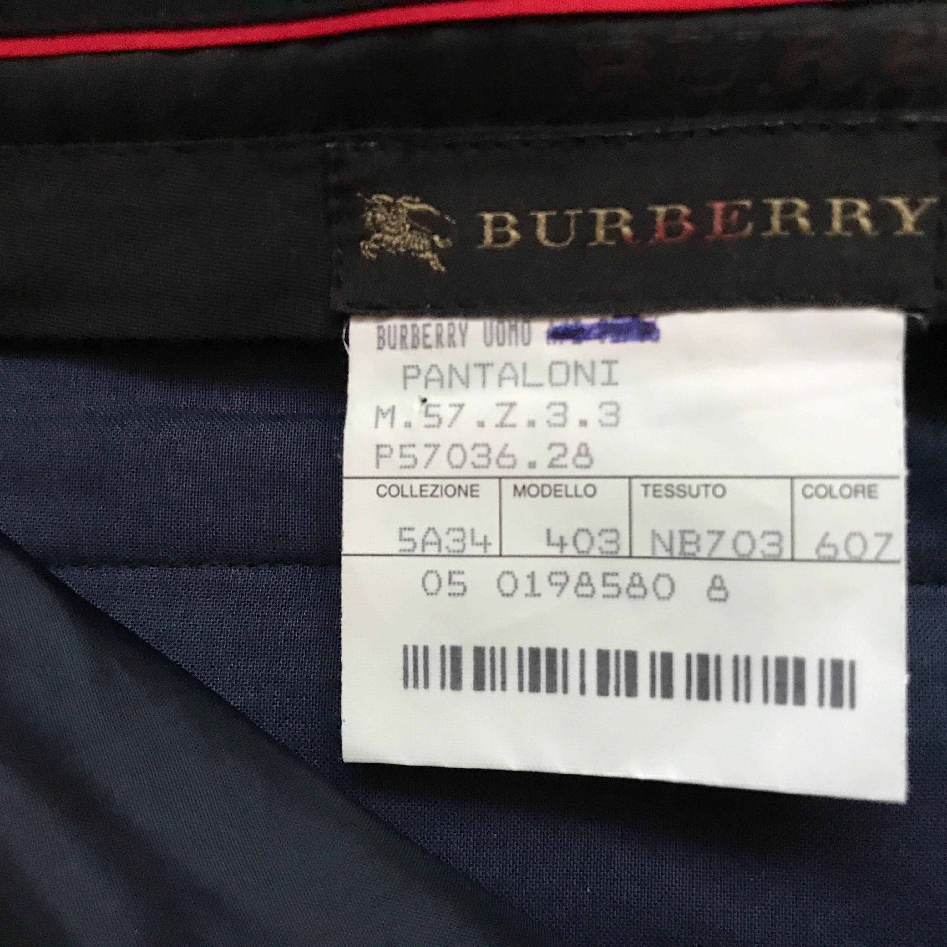 Брюки Штаны Burberry шерсть