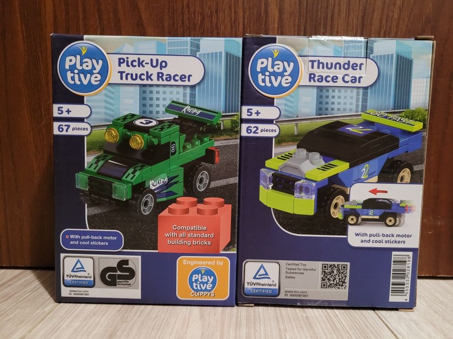 klocki play tive lego auta auto pojazd kompatybilne