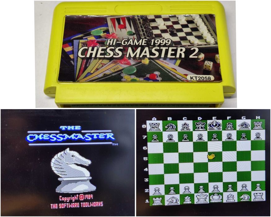 Gra Chess Master Pegasus Nintendo Famicom kartridż dyskietka kasetka