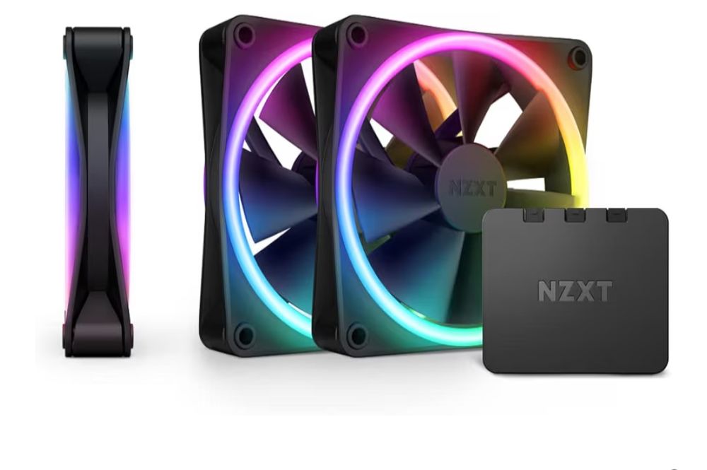 NZXT F120 RGB Duo 3 wentylatory + hub, nowe
