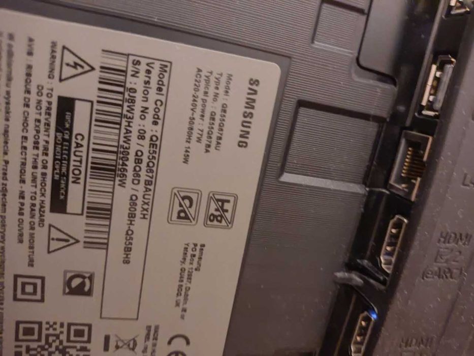 Samsung Model QE55Q67BAUXXH