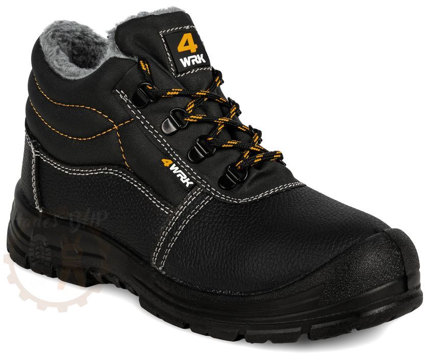 Zimowe BUTY ROBOCZE z metalem ochronne trzewiki ocieplane BHP 40