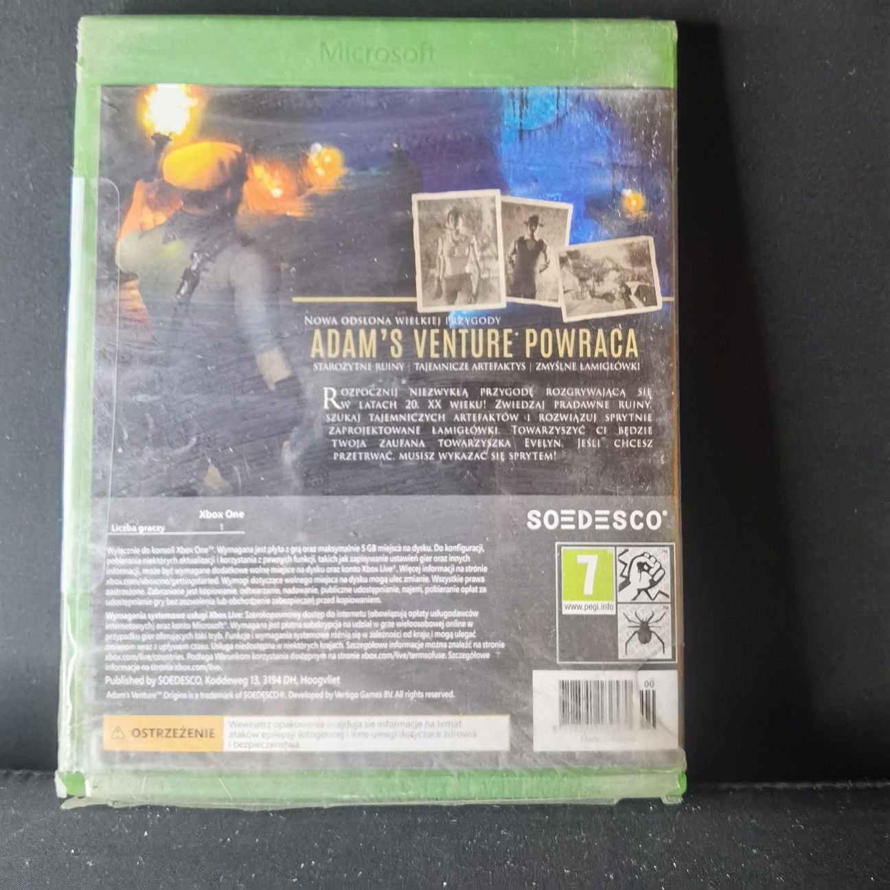 Adams Venture Origins Xbox One Polska edycja Folia