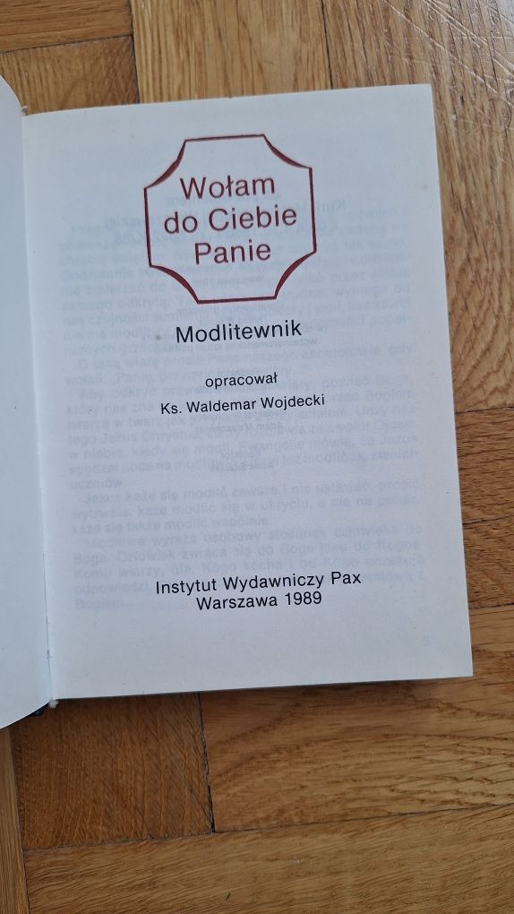 Modlitewnik Wołam Do Ciebie Panie - Waldemar Wojdecki